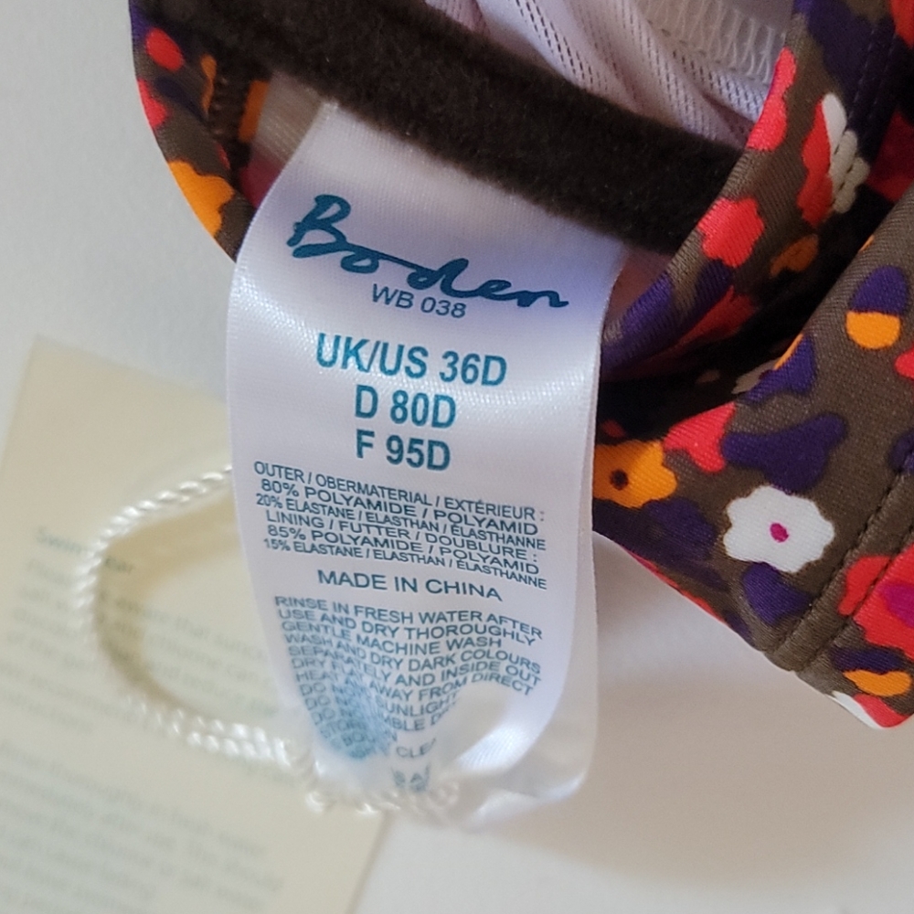 NWT Boden Bikini 👙 M & 36D - Picture 7 of 8